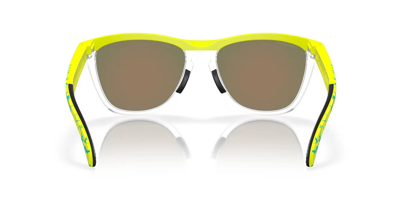 Oakley Frogskins Range A Tennis Ball Yellow W/ Prizm Ruby (OO9284A-12) s55