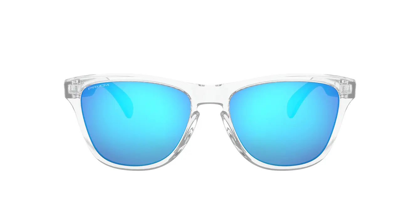 Oakley Frogskins XS Polished Clear W/ Prizm Sapphire (OJ9006-15) s53