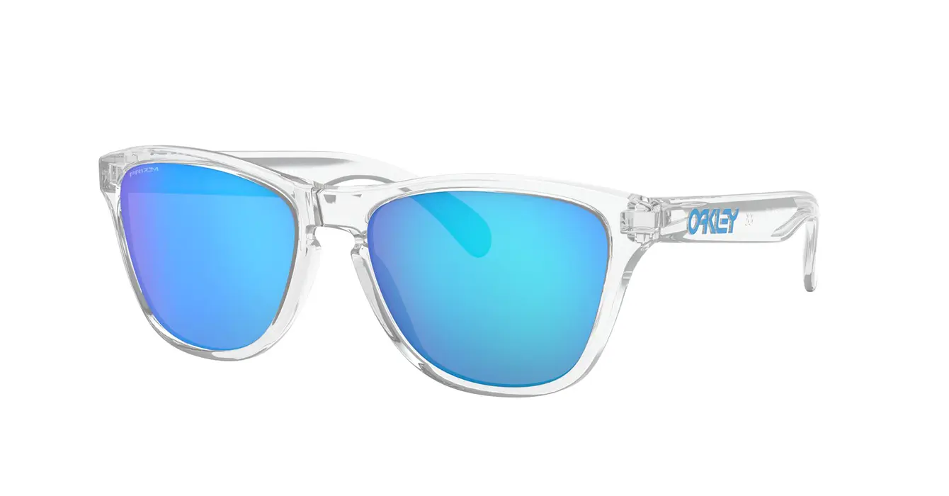 Oakley Frogskins XS Polished Clear W/ Prizm Sapphire (OJ9006-15) s53