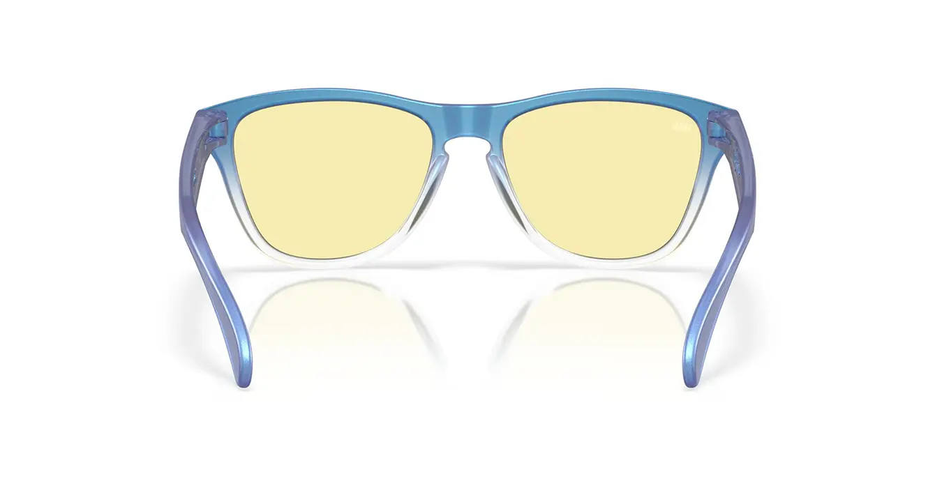 Oakley Frogskins XS Matte Cyan/Blue/Clear Shift Fade W/ Prizm Gaming (OJ9006-42) s53