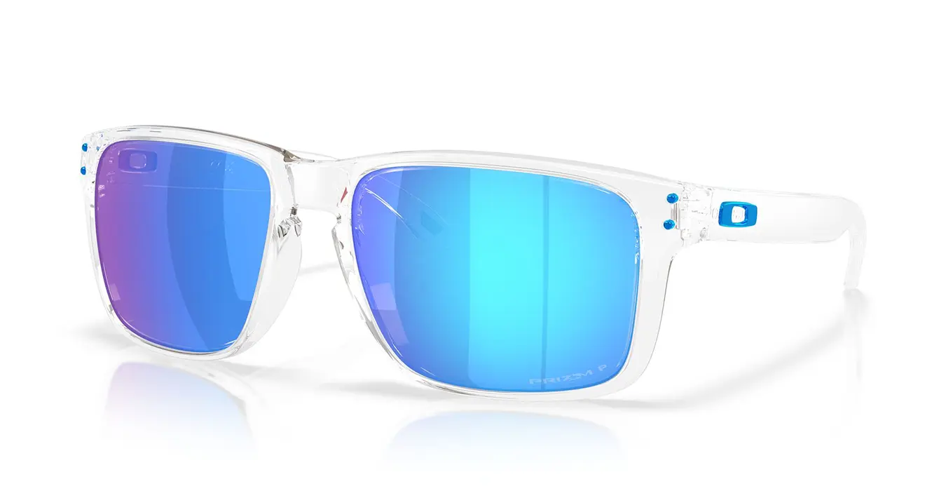 Oakley Holbrook XXL (A) Polished Clear W/ Prizm Sapphire Polar (OO9487F-07) s61
