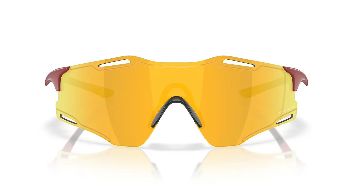 Oakley CYBR Zero Matte Iron Red W/ Prizm 24K (OO9512D-03) s39