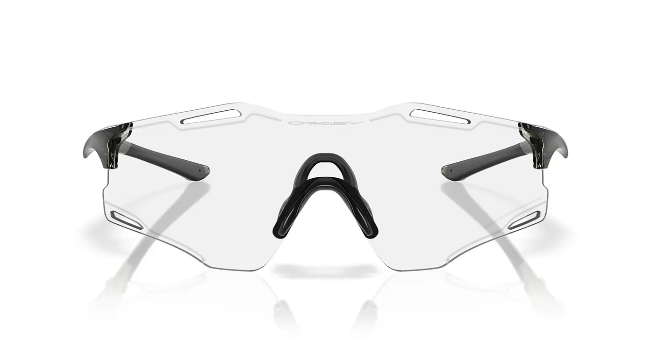 Oakley CYBR Zero Polished Black W/ Clear Photochromic 50% Black (OO9512D-06) s39