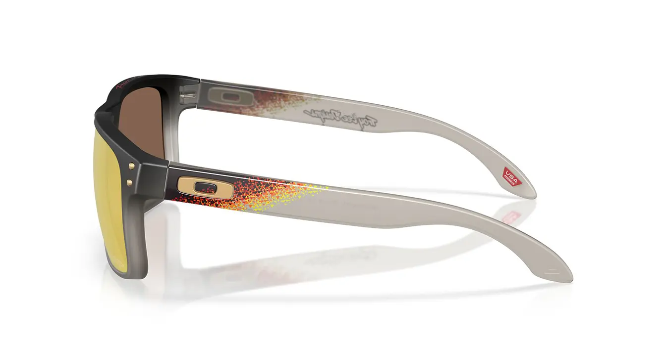 Oakley Holbrook TLD Black Fade W/ Prizm 24k Polarized (OO9102-AH55) s57