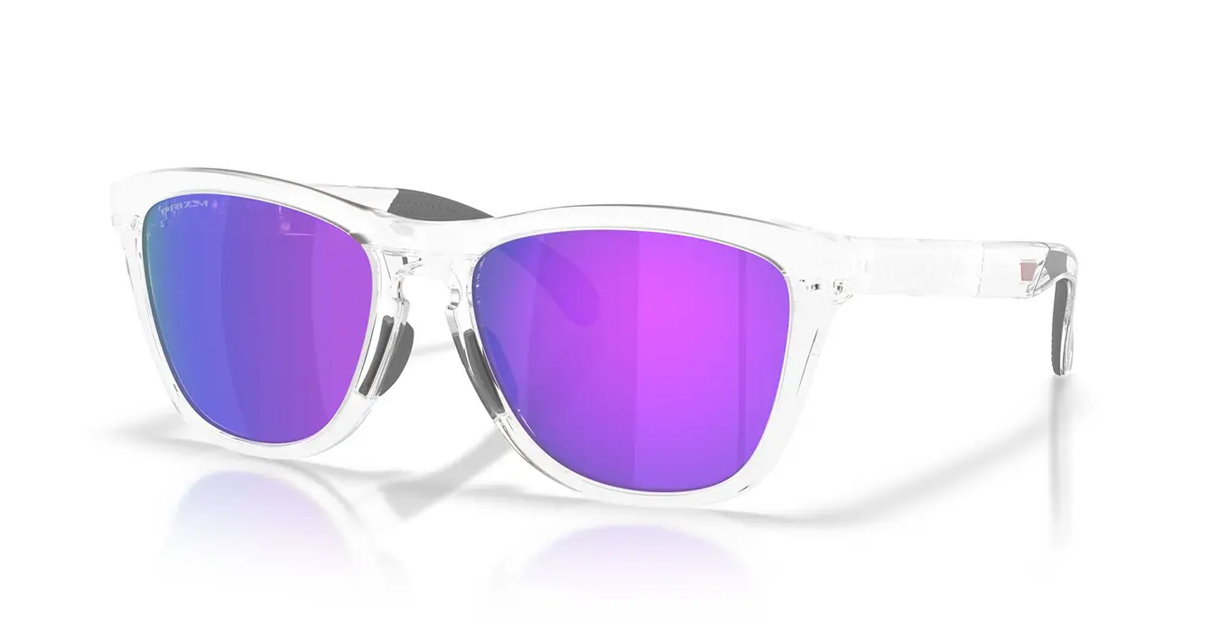 Oakley Frogskins Range XL A Matte Clear W/ Prizm Violet (OO9503A-05) s58