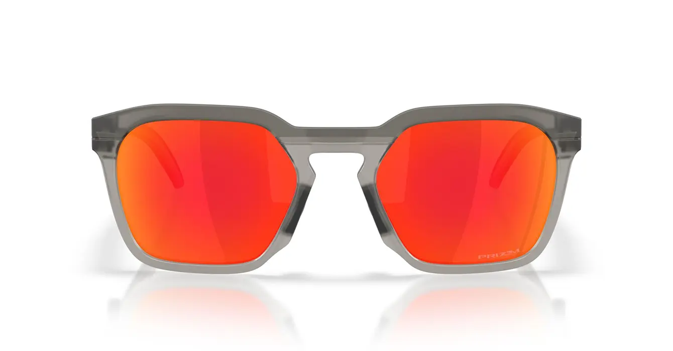 Oakley HSTN SQ Matte Grey Smoke W/ Prizm Ruby (OO9533-02) s54