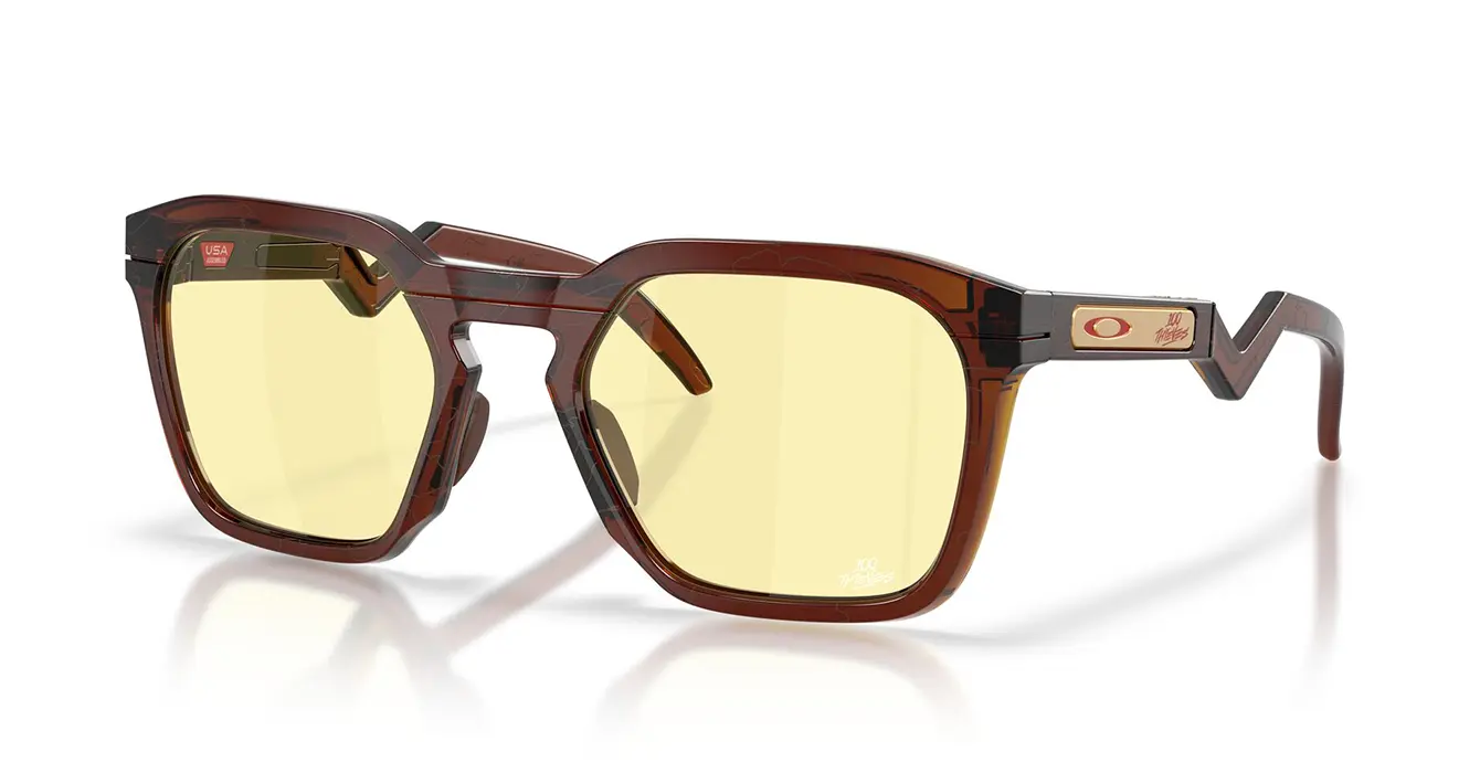 Oakley HSTN SQ 100T Dark Amber W/ Prizm Gaming (OO9533-10) s54