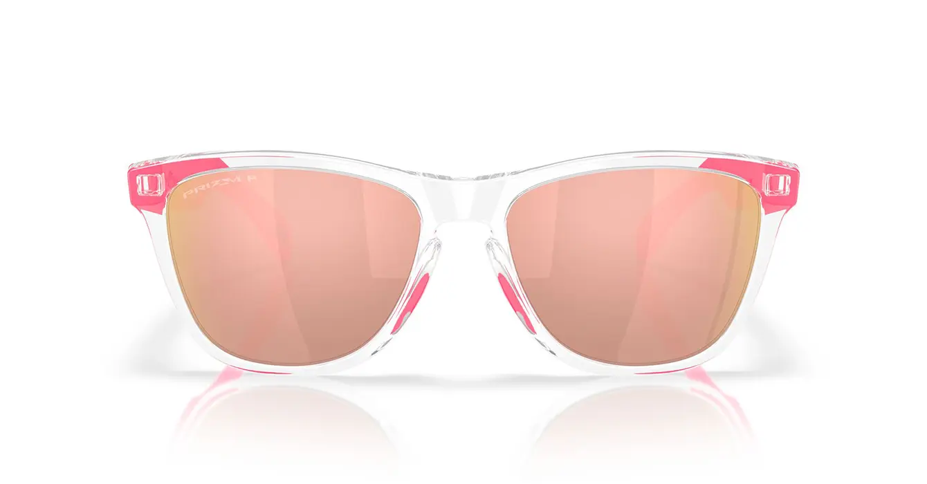 Oakley Frogskins (A) Clear W/ Prizm Rose Gold Polar (OO9245-F1) s54