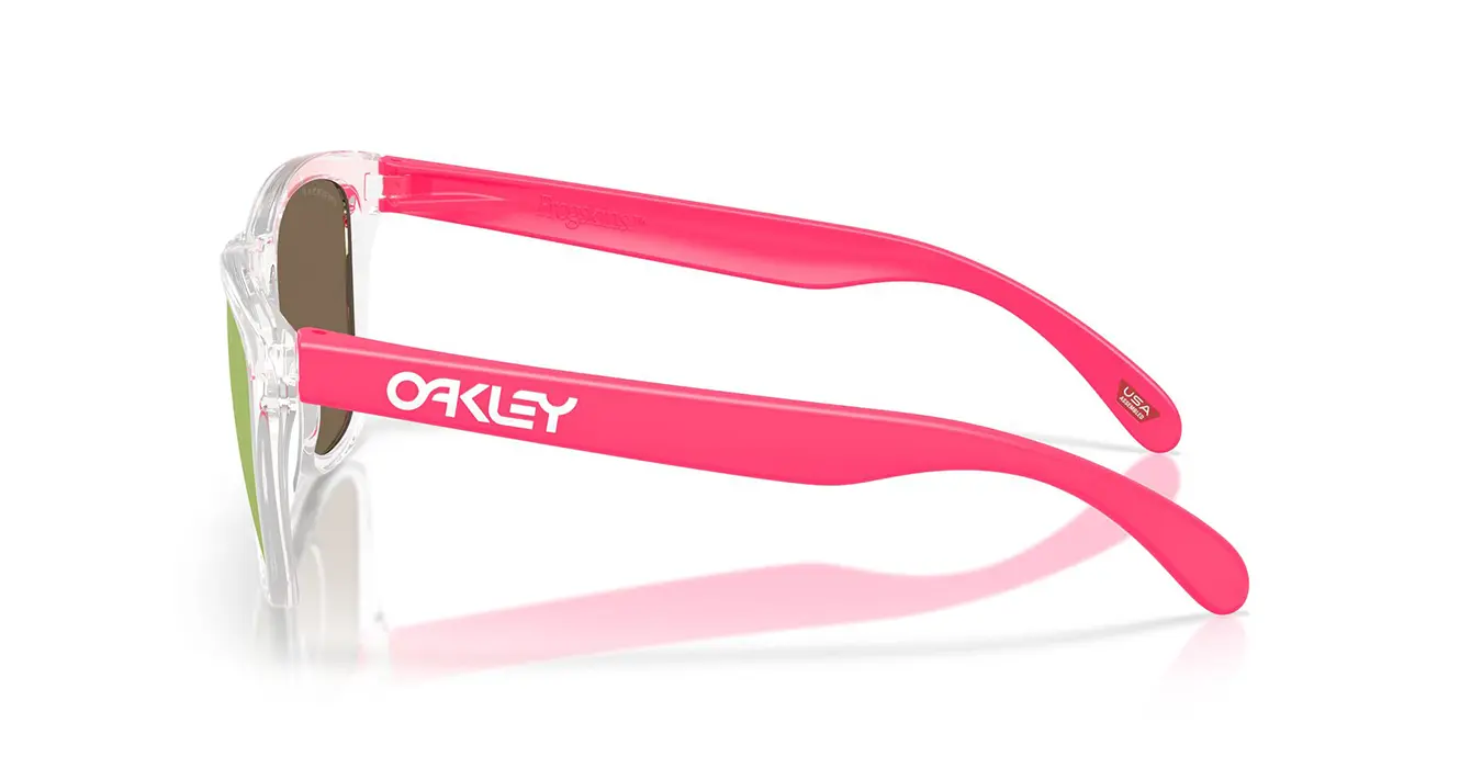Oakley Frogskins (A) Clear W/ Prizm Rose Gold Polar (OO9245-F1) s54