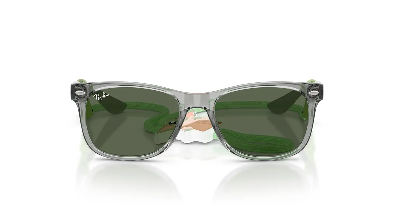 Ray-Ban RJ9052SF 7228/71 s50+Straps STAR WARS? ? Grogu Mini New Wayfarer