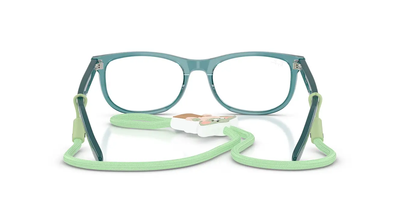Ray-Ban RB1642F 7538 s48 + Strap STAR WARS? ? Grogu Mini New Wayfarer