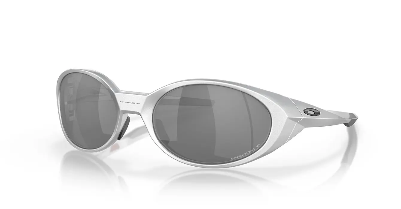 Oakley Eyejacket Redux Silver W/ Prizm Black Polarized (OO9438-05) s58