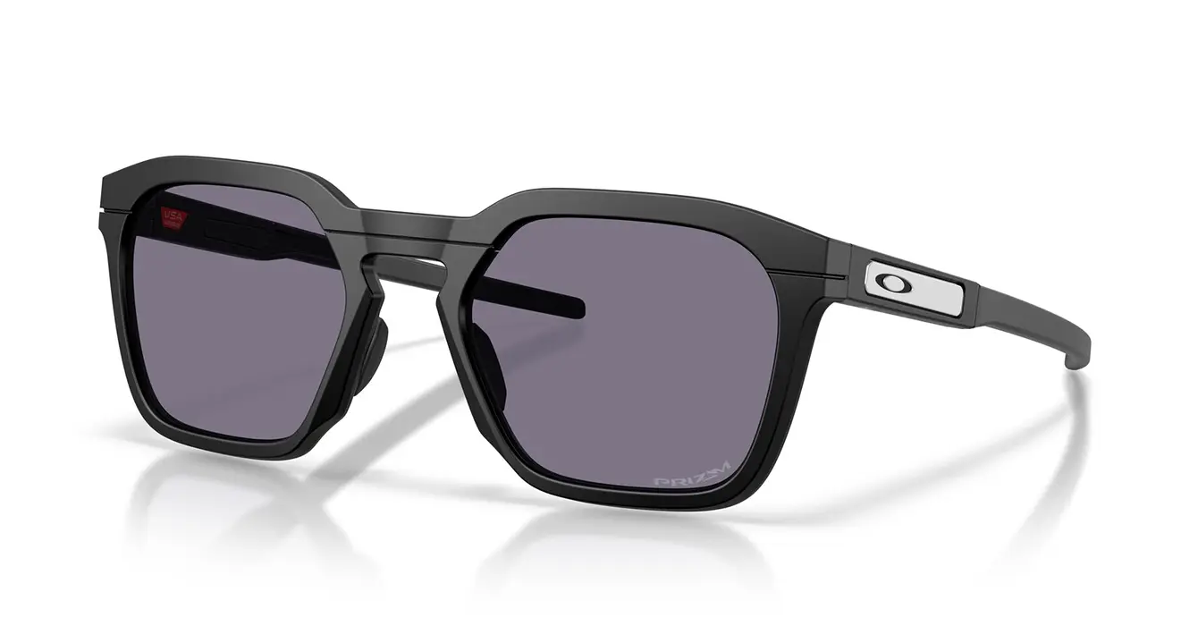 Oakley HSTN SQ 2.0 Matte Black W/Prizm Grey (OO9555-01) s54
