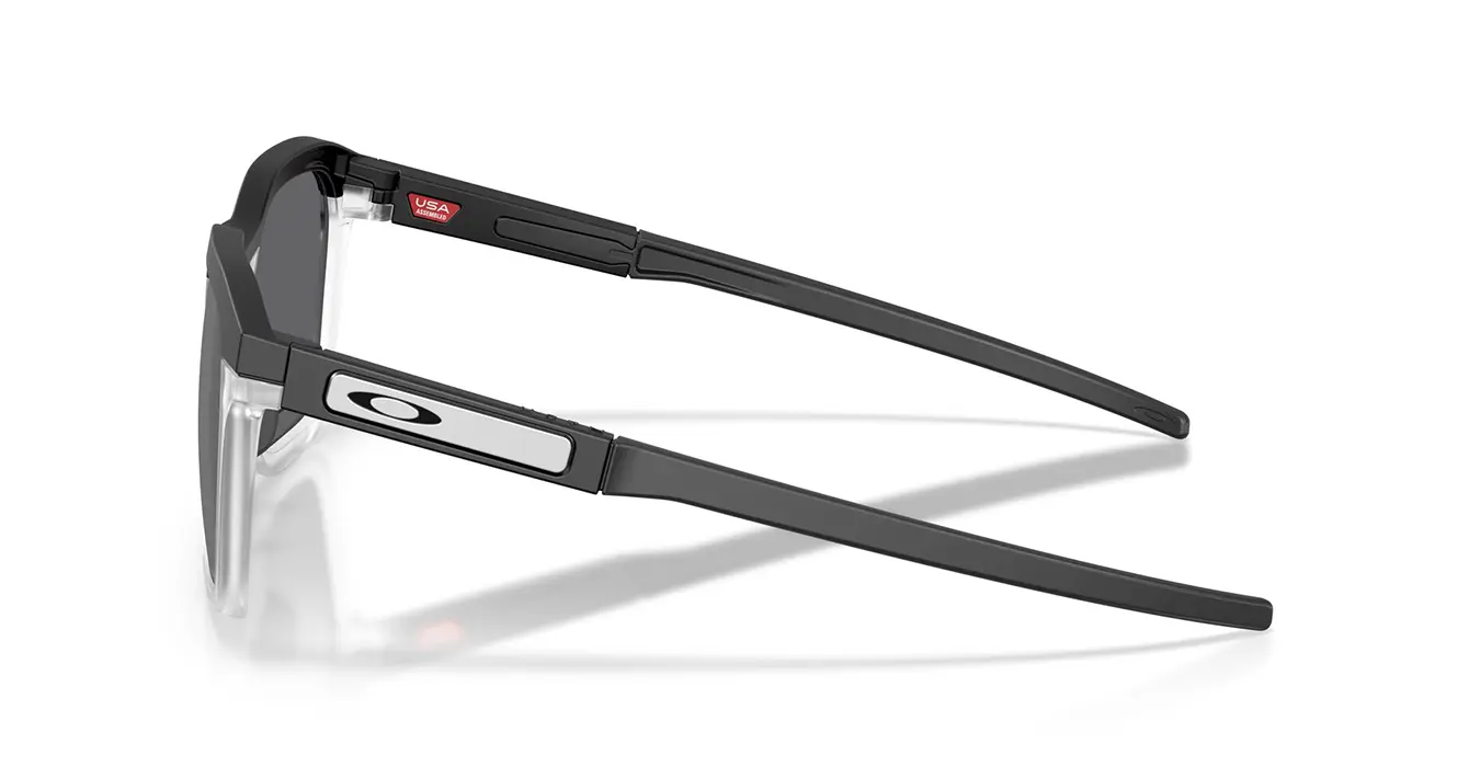 Oakley HSTN SQ 2.0 Matte Black W/Prizm Black Polarized (OO9555-05) s54
