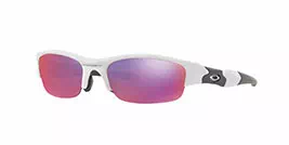 Oakley Prizm (A) Flak Jacket Plshd White W/ Prizm Road (OO9112-02) s63