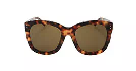 Linda Farrow LFL513 col 2 SHELL/YELLOW GLD/BROWN