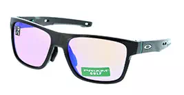 Oakley Prizm Crossrange (A) Polished Blk W/ Prizm Golf (OO9371-03) s57 + Extra Temple