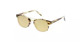 Linda Farrow LFL581 col 5 TIGER EYE/YELLOW GOLD/GOLD