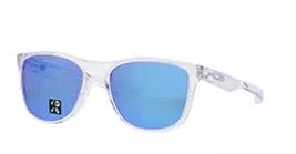 Oakley Trillbe X Plshd Clear W/ Sapphire Irid Polar (OO9340-05) s52