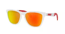 Oakley Prizm Polarized Frogskins Mix (A) Plshd Wht W/prizm Ruby Polar (OO9428F-05) s55