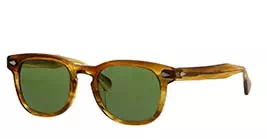 Moscot Gelt Sun Honey Blonde Calibar Green s49