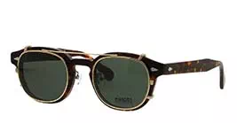 Moscot Lemtosh MP Tortoise s49 + Clip On Gold G15