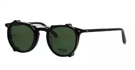 Kacamata Moscot Jared Black s47 + Clip On Black G15