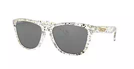 Oakley Frogskins (A) Splatter Clear W/prizm Blk Irid (OO9245-94) s54