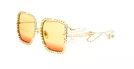 Kacamata Gucci GG1033S 001 s57 + Chain w/ Heart Pendant