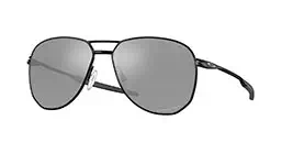 Oakley Contrail Satin Black W/ Prizm Black Polarized (OO4147-04) s57