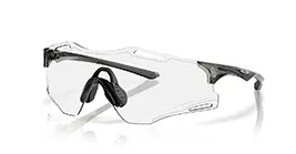 Oakley CYBR Zero Polished Black W/ Clear Photochromic 50% Black (OO9512D-06) s39